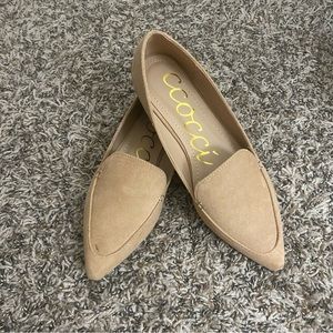 Ccocci | Pointed Toe Velvet Flats | Size 7.5
